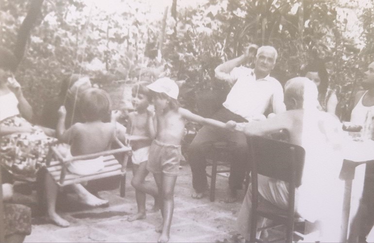 Ana Koleva Miller with her family in Bulgaria
